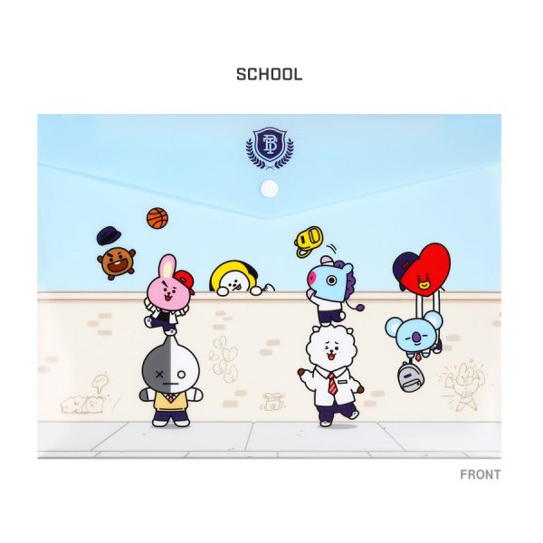 BT21 x Monopoly - PP File Pocket - School Edition on Sale - Image 4