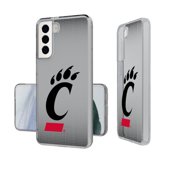 University of Cincinnati Bearcats Linen Clear Phone Case Hot on Sale
